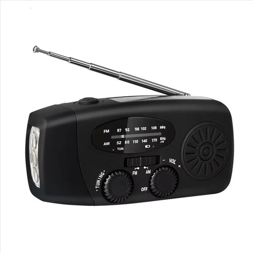 Hand-Crank Solar Emergency Radio