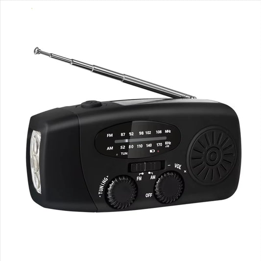 Hand-Crank Solar Emergency Radio