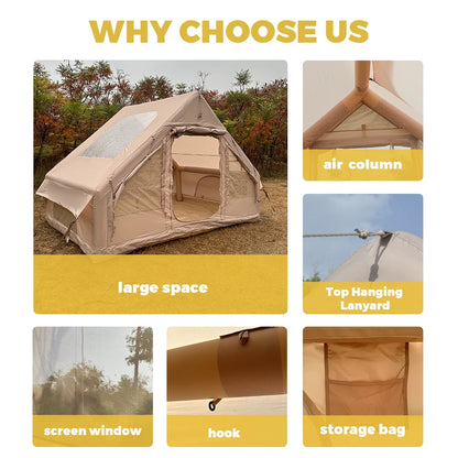 Luxury Inflatable Camping Tent (4/6/8 Person)