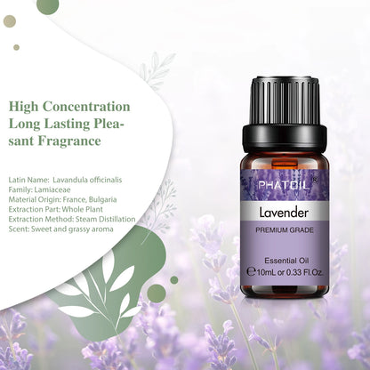 10ml Natural Essential Oil (Lavender/Jasmine/Vanilla)
