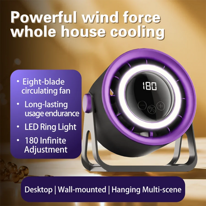 Desktop Bladeless Turbo Fan (1800mAh)