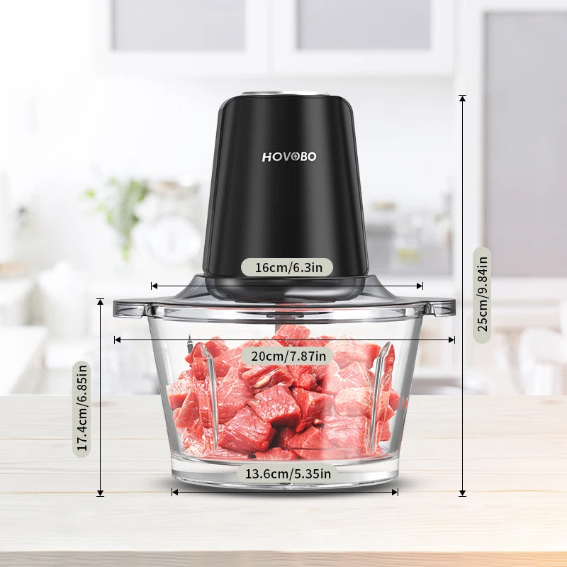 350W Electric Food Processor (2L)