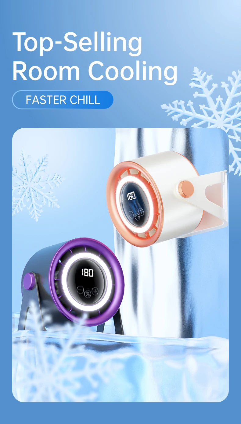 Desktop Bladeless Turbo Fan (1800mAh)