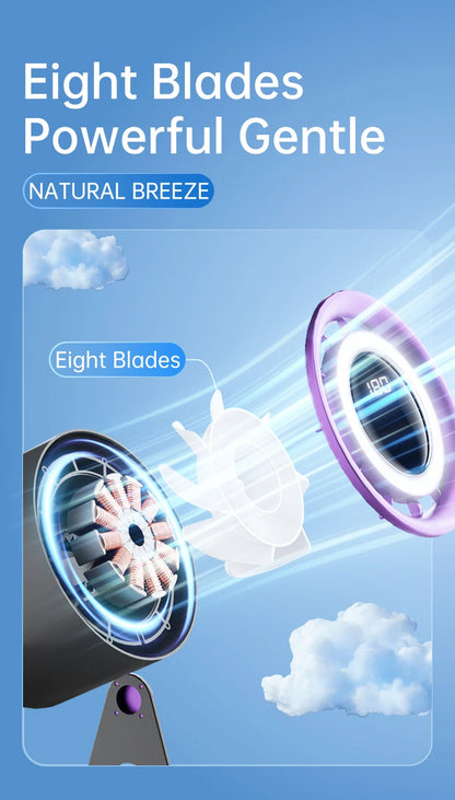 Desktop Bladeless Turbo Fan (1800mAh)