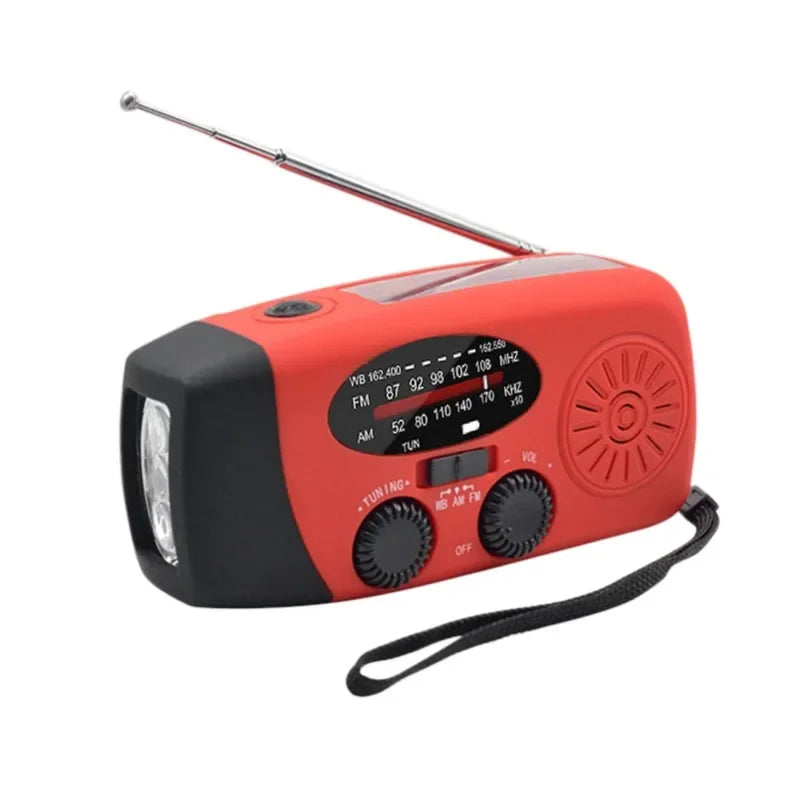 Hand-Crank Solar Emergency Radio