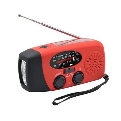 Hand-Crank Solar Emergency Radio