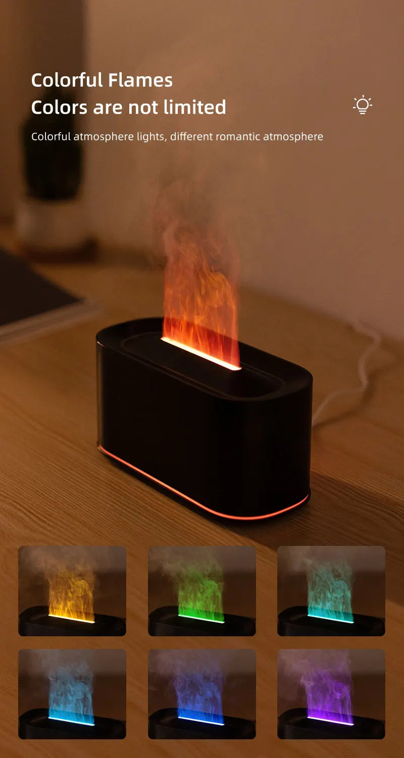 Flame Effect Essential Oil Diffuser