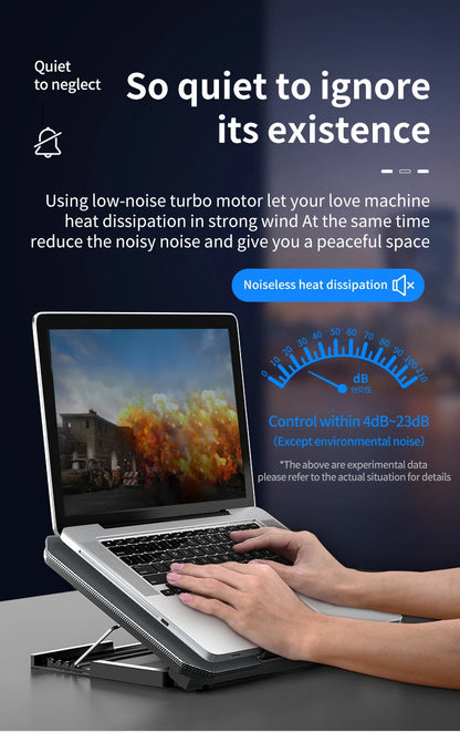 Q100 17-inch Gaming Laptop Cooling Pad (2600RPM)