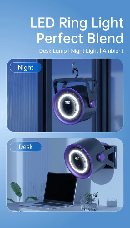 Desktop Bladeless Turbo Fan (1800mAh)