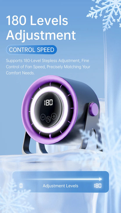 Desktop Bladeless Turbo Fan (1800mAh)