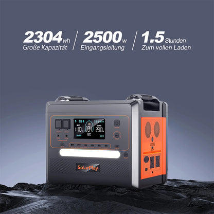 SOLARPLAY Portable Power Station (2160Wh)