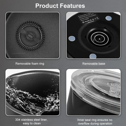 Automatic Electric Milk Frother (4-in-1)