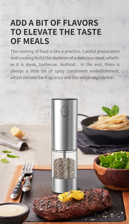 USB Electric Pepper & Salt Grinder