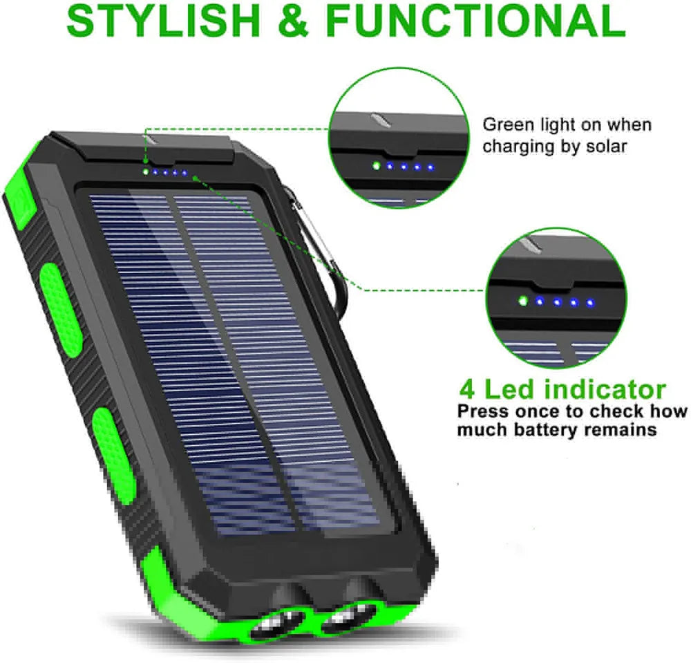 Solar Power Bank (80000mAh)