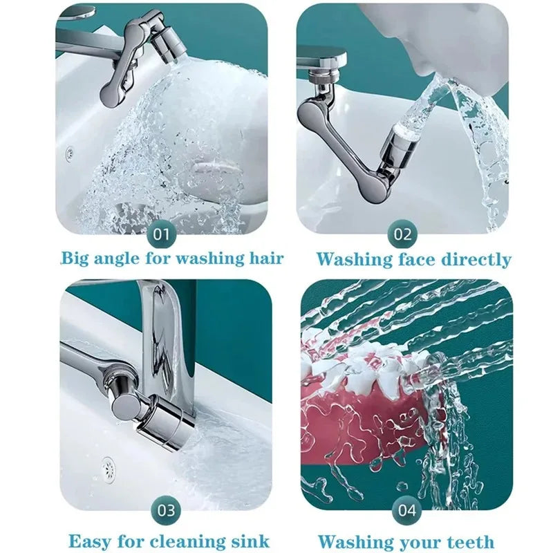 Rotatable Faucet Aerator Extender
