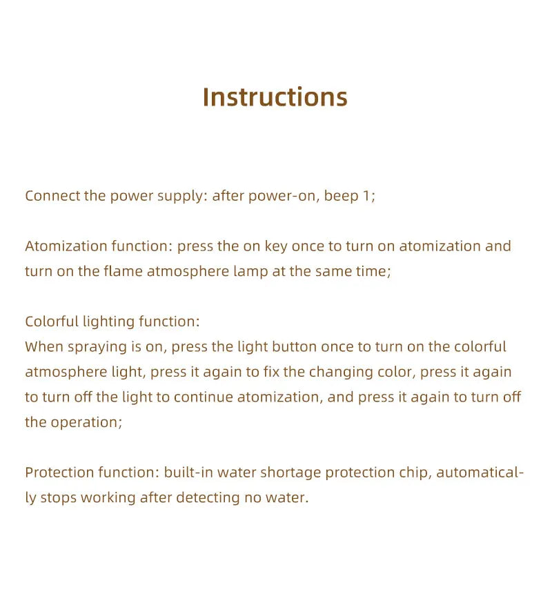 Flame Effect Essential Oil Diffuser