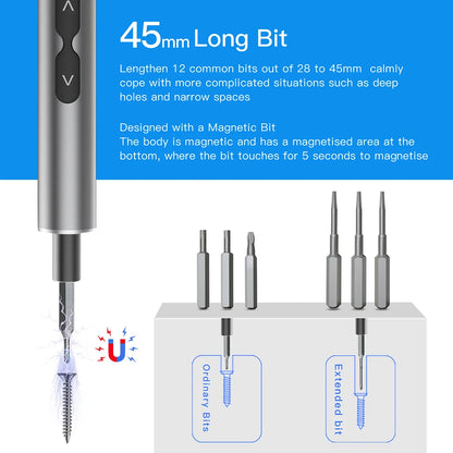6-in-1 Electric Precision Screwdriver Set