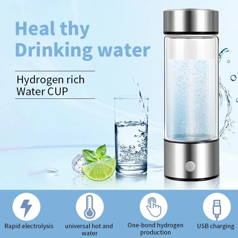 Hydrogen Water Generator Bottle (USB)