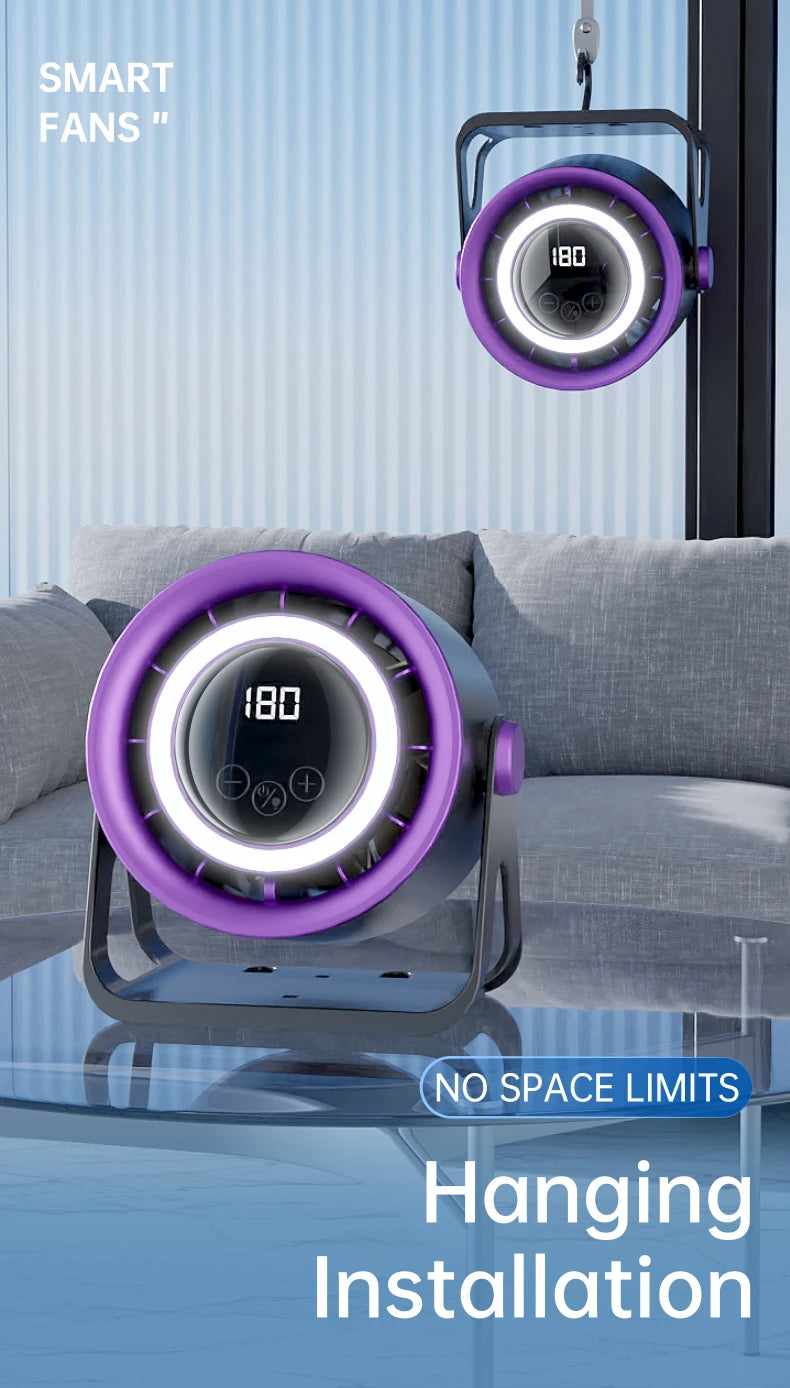 Desktop Bladeless Turbo Fan (1800mAh)