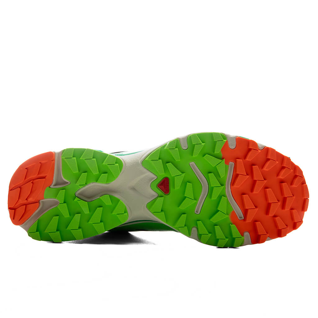 Salomon x Feid XT-4 OG Ferxxocalipsis - Black/Green Gecko/Shocking Orange