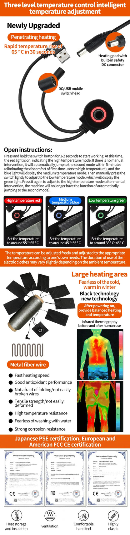 USB Heating Sleeping Pad (Camping)