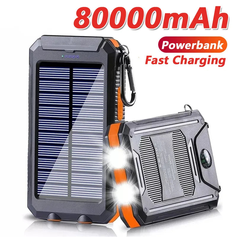 Solar Power Bank (80000mAh)
