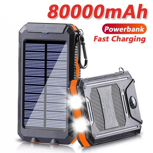Solar Power Bank (80000mAh)