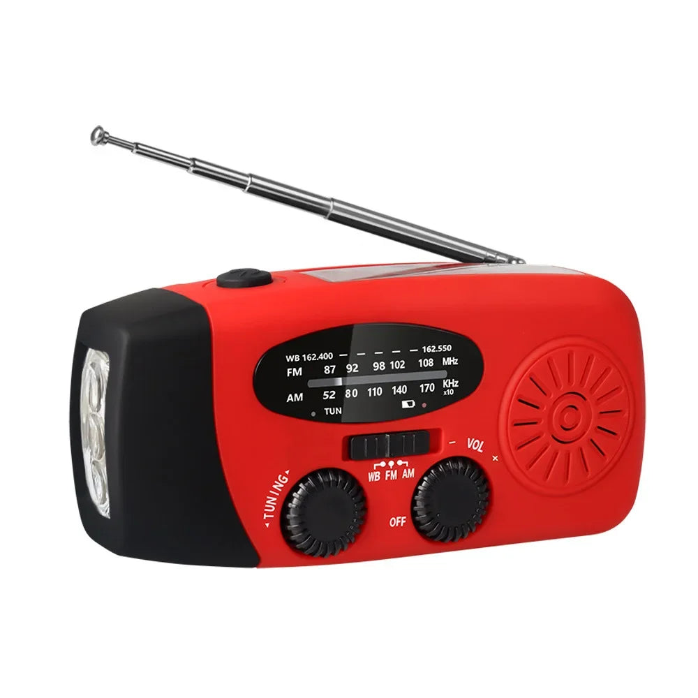 Hand-Crank Solar Emergency Radio