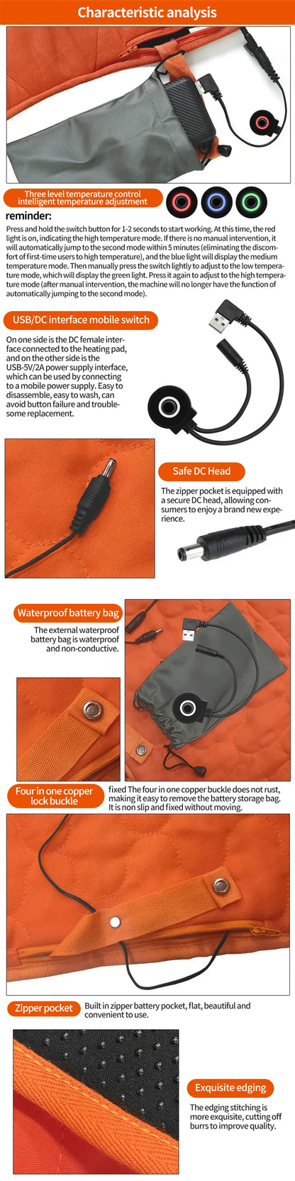 USB Heating Sleeping Pad (Camping)