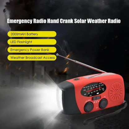 Hand-Crank Solar Emergency Radio