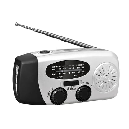 Hand-Crank Solar Emergency Radio