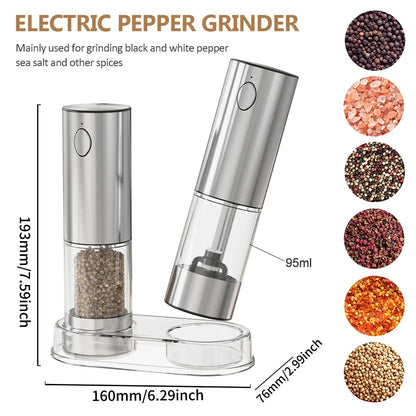 USB Electric Pepper & Salt Grinder