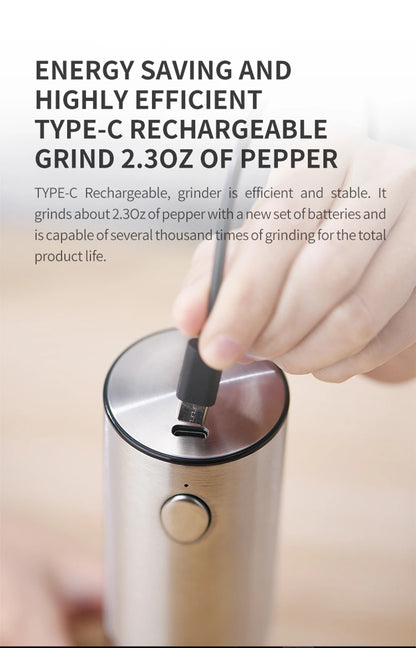 USB Electric Pepper & Salt Grinder