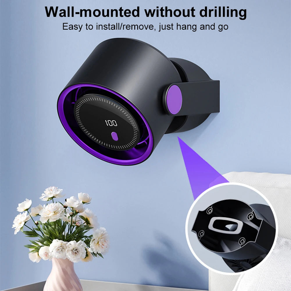 Bladeless Portable Desk Fan (100 Levels)