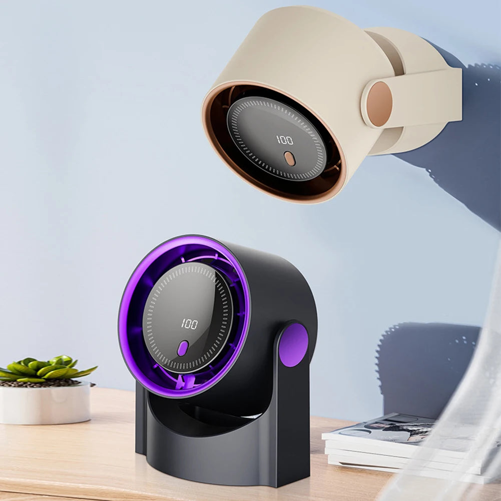 Bladeless Portable Desk Fan (100 Levels)