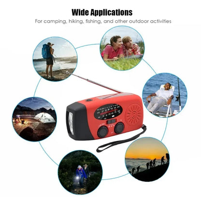 Hand-Crank Solar Emergency Radio