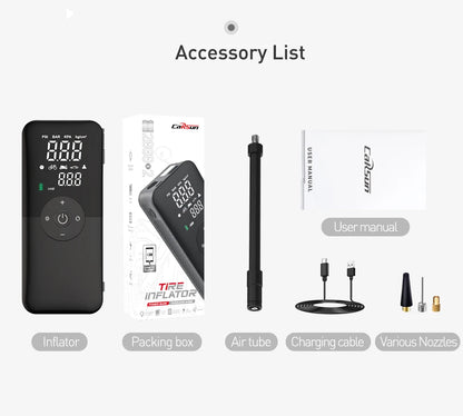 CARSUN Rechargeable Tire Inflator Pump