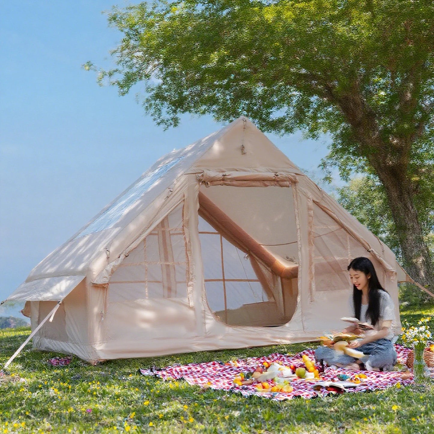 Luxury Inflatable Camping Tent (4/6/8 Person)