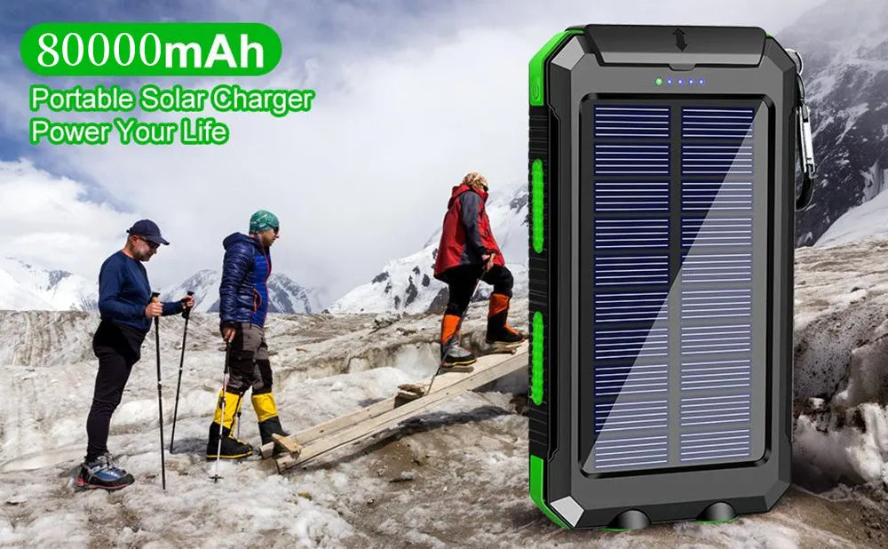 Solar Power Bank (80000mAh)