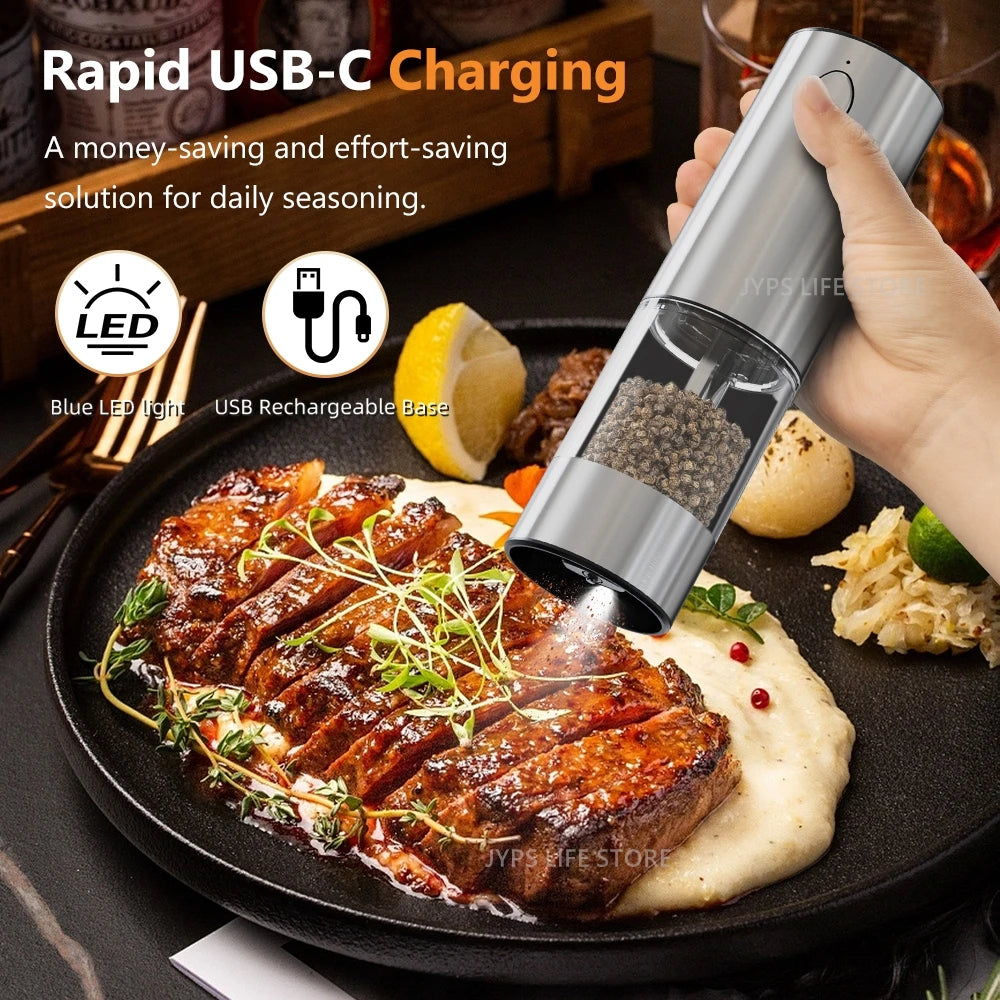 USB Electric Pepper & Salt Grinder