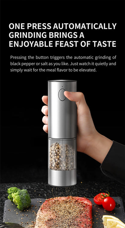 USB Electric Pepper & Salt Grinder