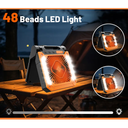 Portable Camping Fan with LED (20000mAh)