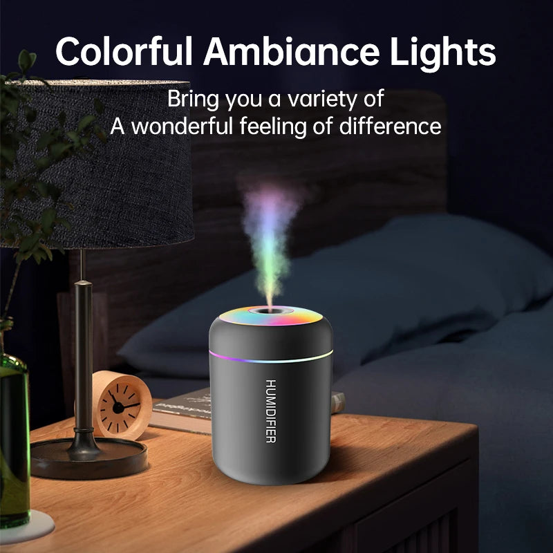 180ml Mini USB Air Humidifier & Aroma Diffuser