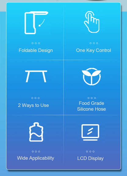 Rechargeable Water Bottle Dispenser Pump