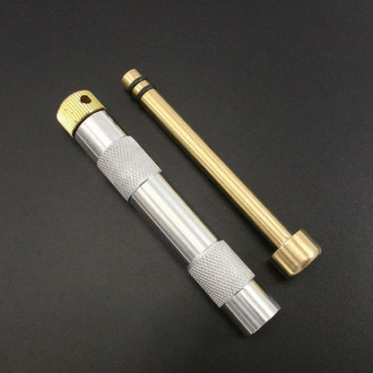 Brass Emergency Fire Starter Tube