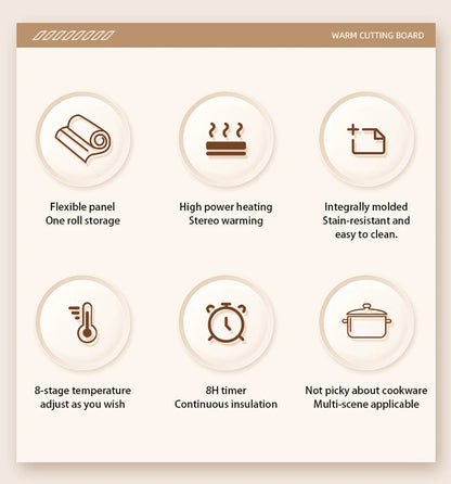 Electric Food Warmer Tray (Foldable)